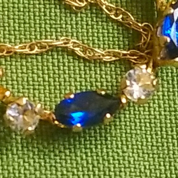 Kohl's 10 k created sapphire - Picture 6 of 7